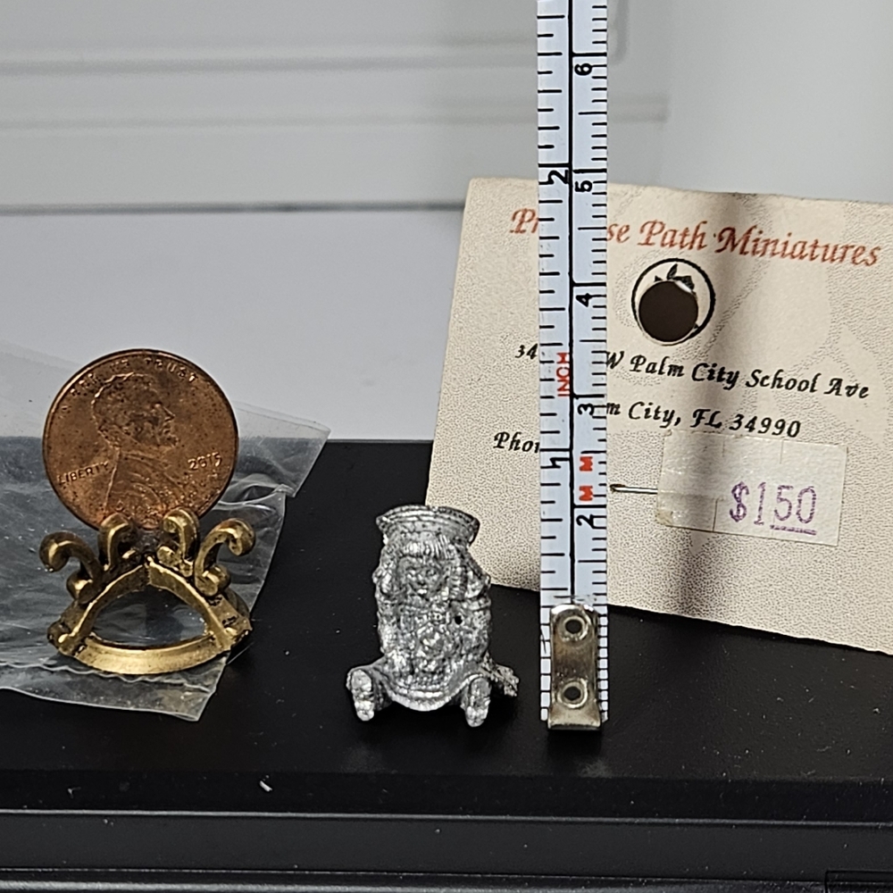 5 For $25 Pewter Doll Miniature